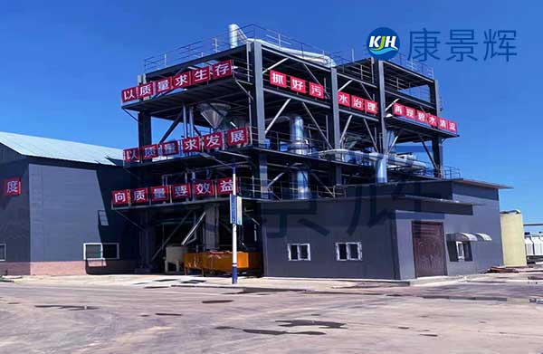 19t/h氯化钠双效shiji蒸发器